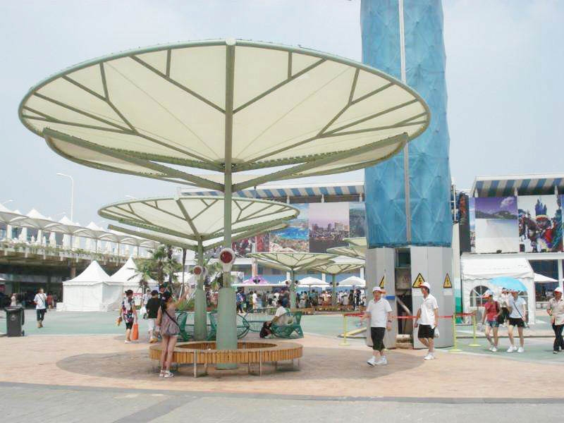 膜結(jié)構(gòu)遮陽棚