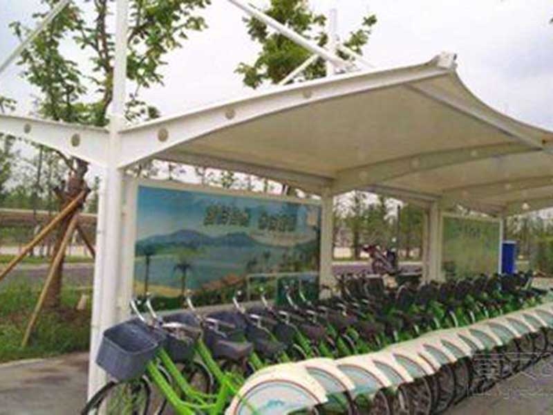 膜結(jié)構(gòu)自行車棚