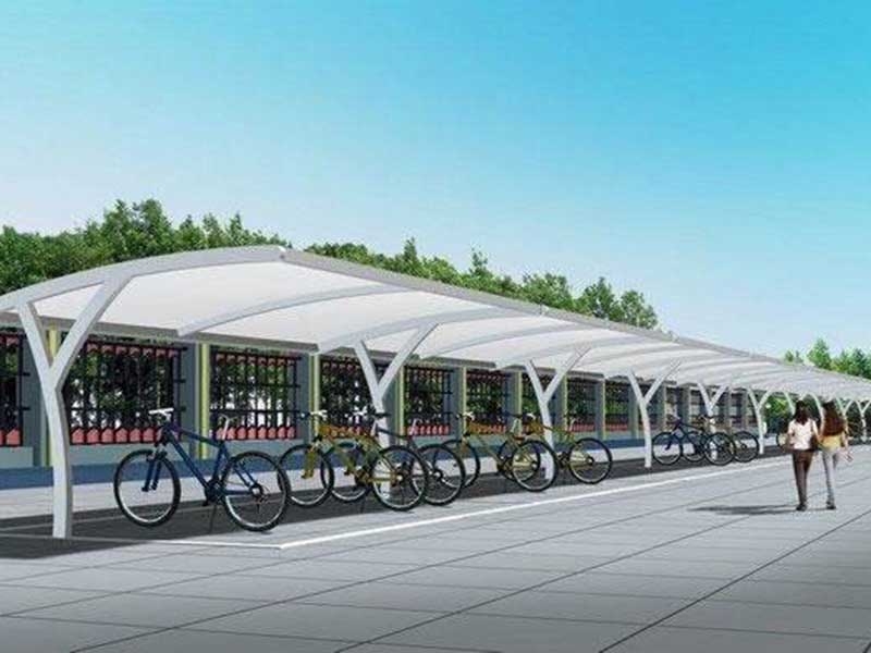 膜結(jié)構(gòu)自行車棚