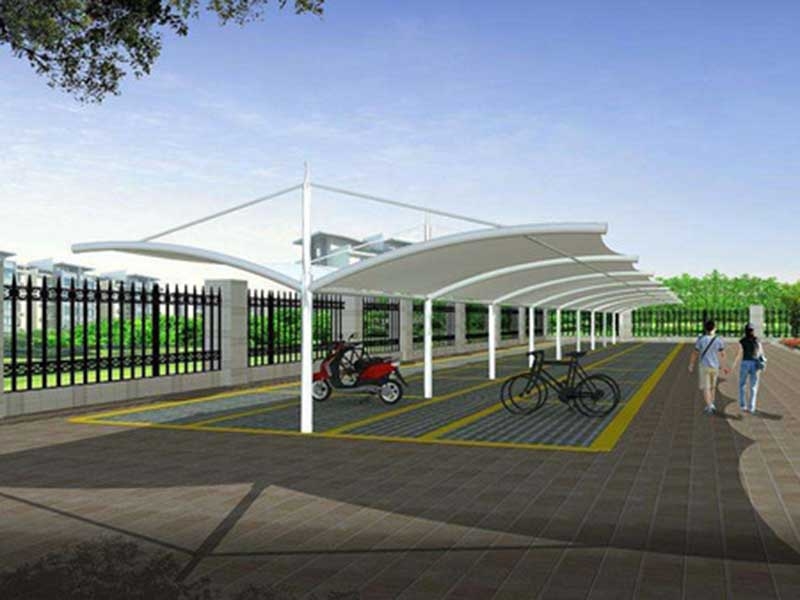 膜結(jié)構(gòu)自行車棚